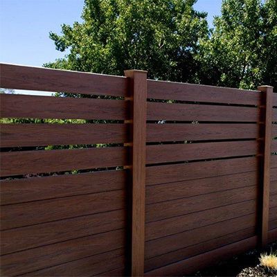 Shafter Custom Vinyl Fencing fabricated by Vinyl Craft.